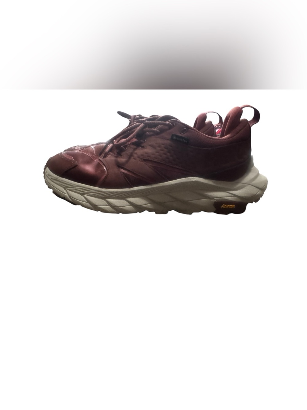 HOKA ONE Anacapa Low GTX Hiking Shoes Women’s Size 7 Burgundy Gore-Tex